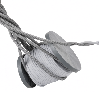 כבל מחשב מסוכך CAT7A SFTP 1200MHz נחושת - אפור