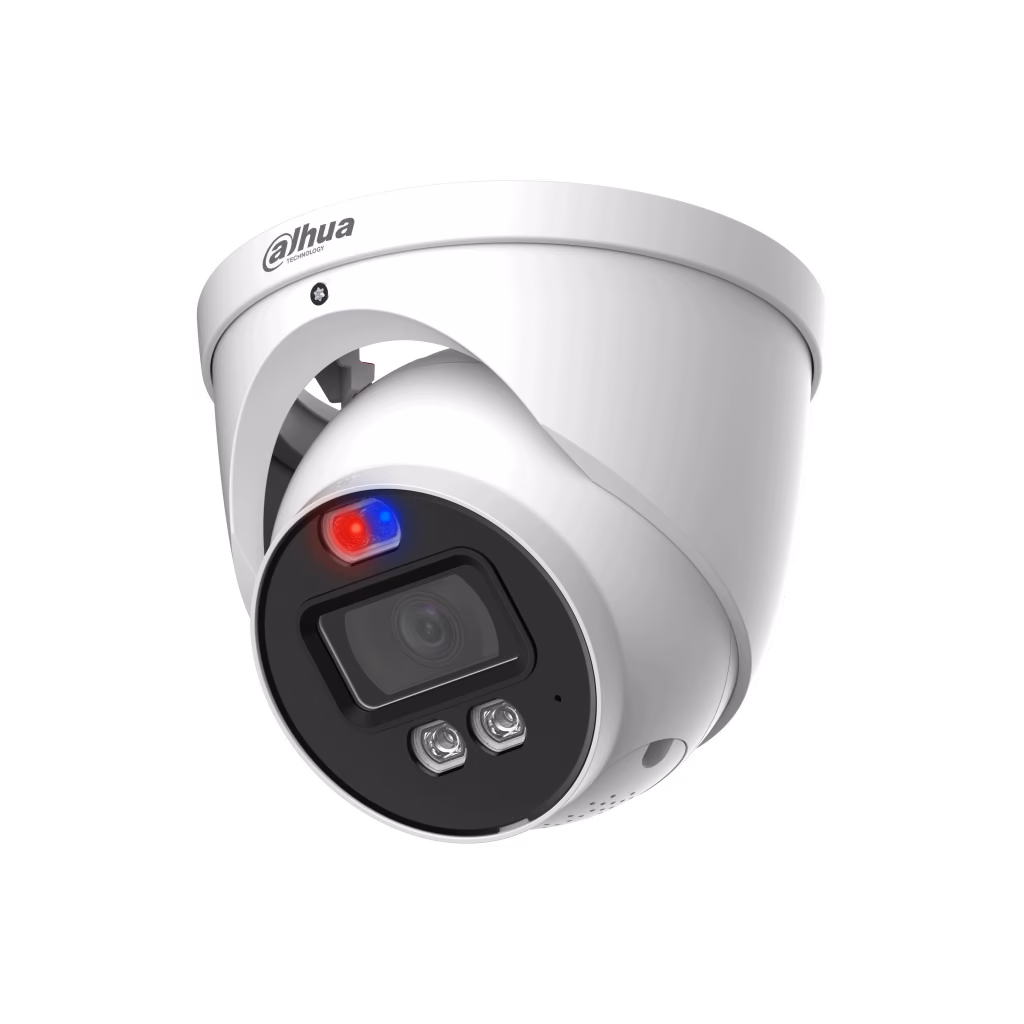 מצלמת אבטחה כיפה מיני 8MP עם צבע מלא בלילה, סירנה ואור הרתעה Dahua HAC-ME1809H-A-PV