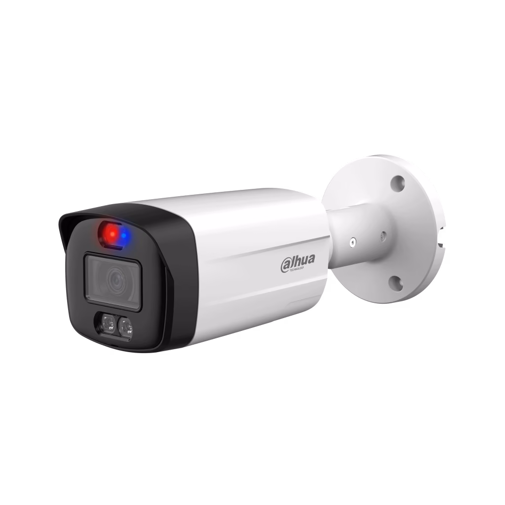 מצלמת אבטחה מיני 8MP עם צבע מלא בלילה, סירנה ואור הרתעה Dahua HAC-ME1809TH-A-PV