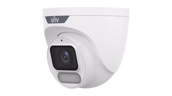מצלמת כיפה צבע מלא בלילה 8MP לתנאי חוץ מסדרת OwelView Uniview IPC3628LE-ADF28K-WP