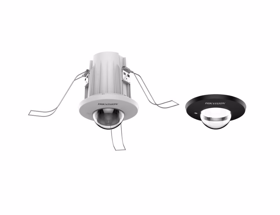 מצלמת אבטחה מיני כיפה שקועה לתקרה 4MP לשימוש פנימי Hikvision DS-2CD2E43G2-U