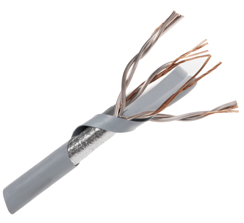 כבל אלקטרוניקה מסוכך נחושת מלא 4x22AWG