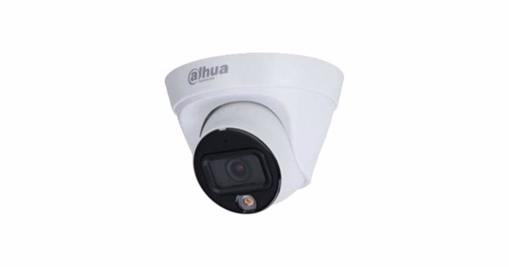 מצלמת עיגול כניסה Full Color עם תאורה חמה Dahua HDW1439T1A-LED-S4
