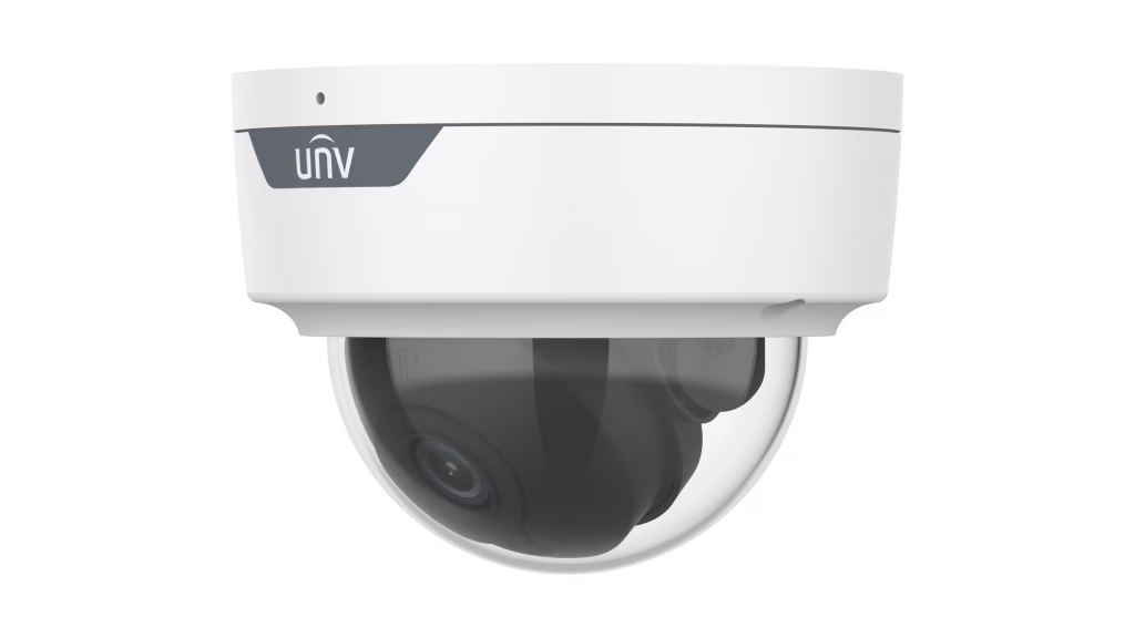 מצלמת כיפה אנטי-ואנדל 4MP לתנאי חוץ מסדרת Prime II Uniview IPC324SS-ADF28K-I1