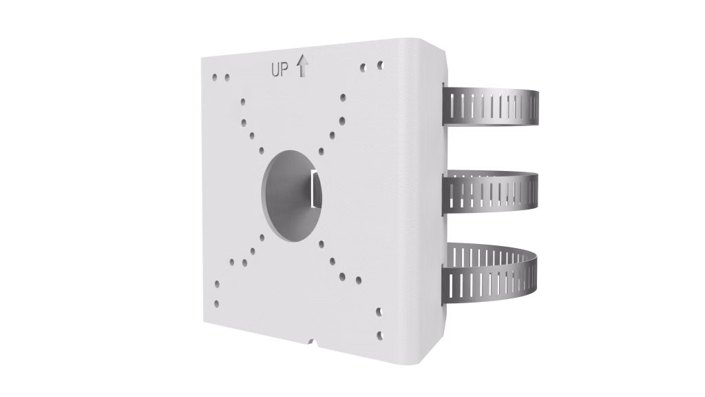 חבק לעמוד לקופסת חיבורים למצלמות צינור Uniview TR-UP06-C-IN-V2